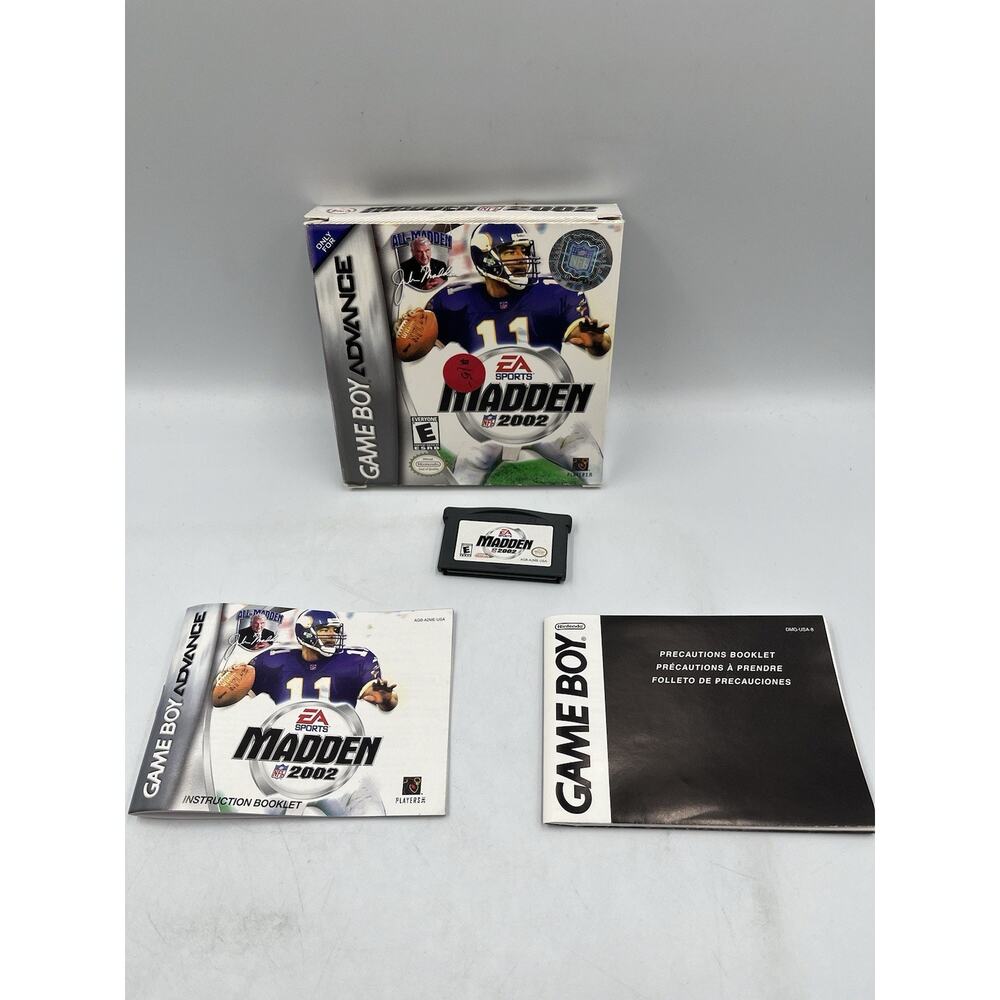 Madden Nfl 2002 Gameboy Advance Cib Tested And Working